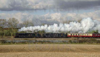 Purchase posters of 44871 Black Five &amp;  45407 THE LANCASHIRE FUSILIER